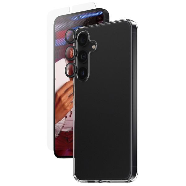 SAFE by PanzerGlass Pack 3-en-1 Safe - Coque + protection d'écran + protection de caméra Samsung Galaxy S24 Plus - Transparent