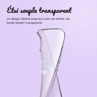 Coque personnalisée avec un cœur élégant iPhone 13 - Transparent