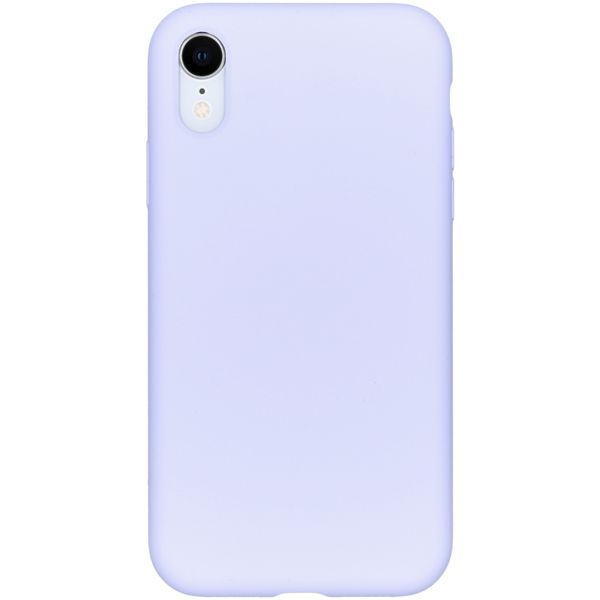 Accezz Coque Liquid Silicone iPhone Xr - Violet