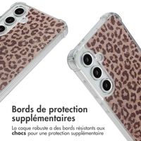 imoshion Coque Design avec cordon Samsung Galaxy S24 FE - Leopard Mood