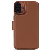 Decoded Portefeuille détachable 2 en 1 en cuir MagSafe Apple iPhone 16 - Tan