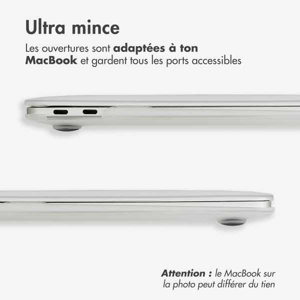 imoshion Coque Laptop Apple MacBook Air 15 pouces (2023 / 2024 M3 chip / 2025 M4 chip) - Transparent