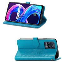 imoshion Etui de téléphone portefeuille Mandala Realme 8 (Pro) - Turquoise