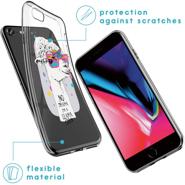 imoshion Coque Design iPhone SE (2022 / 2020) / 8 / 7 - Lamacorn