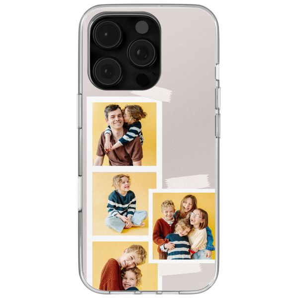 Coque personnalisée avec pellicule N°1 iPhone 16 Pro - Transparent