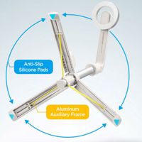 Spigen Trépied Selfie Stick MagSafe - avec télécommande - Universel - 74CM - Dune Beige