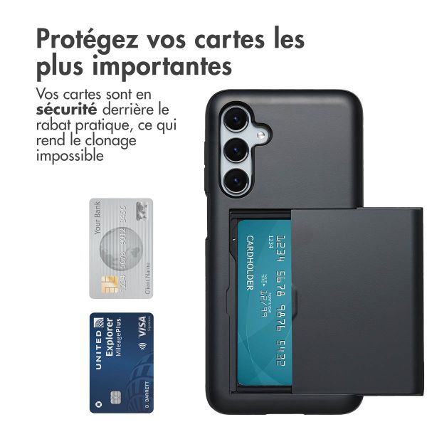imoshion Coque arrière avec porte-cartes Samsung Galaxy A16 - Noir