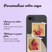 Coque personnalisée avec pellicule N°2 iPhone SE (2022 / 2020) / 8 / 7 - Transparent