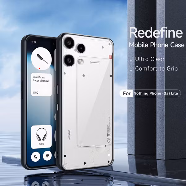 Dux Ducis Coque arrière Aimo Nothing Phone (3a) Lite - Transparent