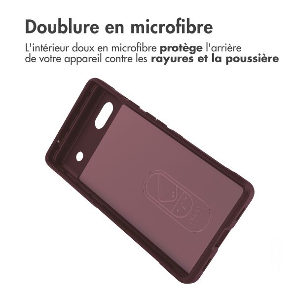 imoshion EasyGrip Backcover Google Pixel 6a - Aubergine
