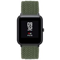 imoshion Bracelet en nylon tressé Amazfit GTS / BIP - Vert foncé