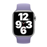 Apple Bracelet Boucle unique en Silicone Apple Watch | 38/40/41/42 mm - Taille 7 - English Lavender
