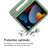 imoshion Coque kidsproof avec poignée Apple iPad 9 (2021) 10.2 pouces / iPad 8 (2020) 10.2 pouces / iPad 7 (2019) 10.2 pouces - Olive Green