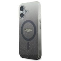 Guess Coque MagSafe IML Glitter Gradient Apple iPhone 16 - Noir