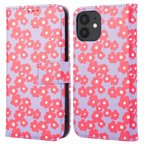 imoshion Étui de téléphone portefeuille Design iPhone 12 (Pro) - Dusty Rose Blossoms