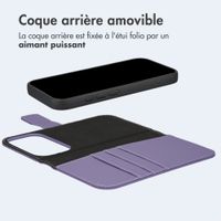 imoshion Étui portefeuille luxe 2-en-1 amovible Apple iPhone 17 Pro - Violet