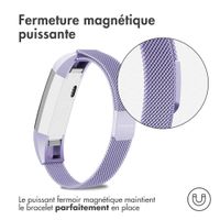 imoshion Bracelet magnétique milanais Fitbit Alta (HR) - Taille S - Violet