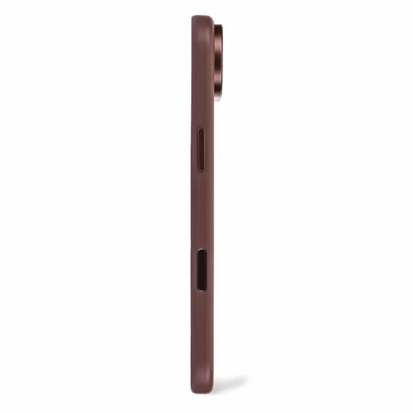 Decoded Coque en cuir MagSafe Apple iPhone Air - Chocolate Brown