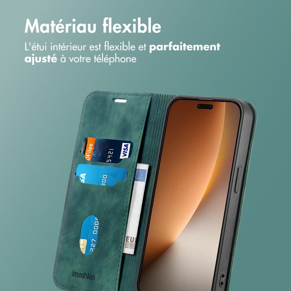 imoshion Étui de téléphone portefeuille Slim Honor Magic8 Pro - Vert