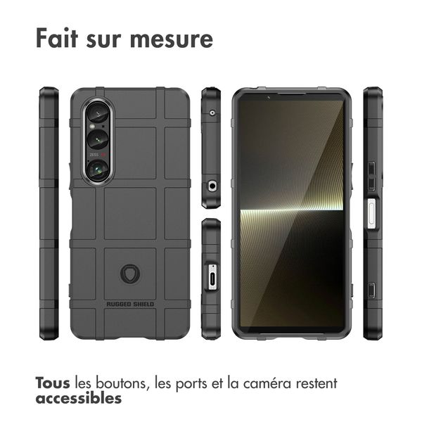 imoshion Coque Rugged Shield Sony Xperia 1 VI - Noir