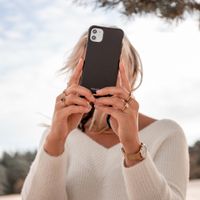 imoshion Coque de couleur avec cordon amovible iPhone 11 - Noir