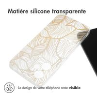 imoshion Coque Design Xiaomi Redmi Note 12 Pro (5G) - Golden Leaves Transparent