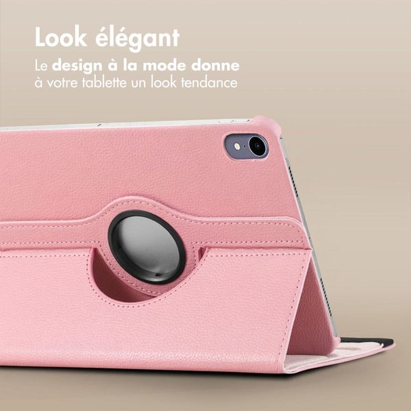 imoshion Coque tablette rotatif à 360° Apple iPad Mini 7 (2024) / iPad Mini 6 (2021) - Rose