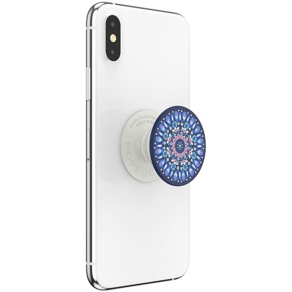 PopSockets PopGrip - Amovible - Butterfly Mandala Blue