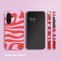 Selencia Coque arrière Vivid Samsung Galaxy A37 (5G) - Dream Swirl Pink
