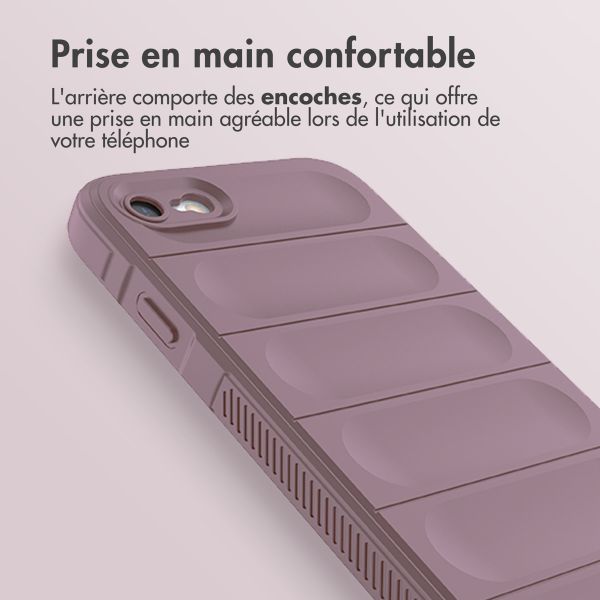 imoshion EasyGrip Backcover Apple iPhone SE (2022 / 2020) / 8 / 7 - Violet