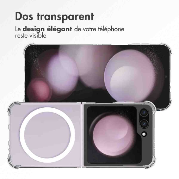 imoshion Coque Rugged clear avec MagSafe Samsung Galaxy Z Flip 6 - Transparent