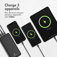 imoshion Batterie externe - 27.000 mAh - Quick Charge et Power Delivery - Noir