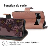 imoshion Étui de téléphone portefeuille Luxe Google Pixel 7 - Brun