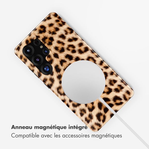 Selencia Coque arrière Vivid avec MagSafe Samsung Galaxy S25 Ultra - Wild Leo