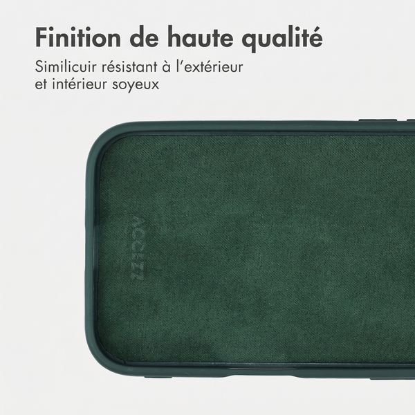 Accezz Coque arrière Edge avec MagSafe Samsung Galaxy S25 FE - Vert