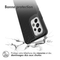 imoshion Coque Rugged Hybrid Carbon Samsung Galaxy A53 - Noir