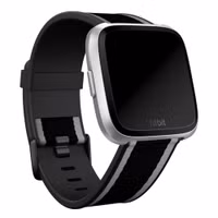 Fitbit Bracelet Woven Fitbit Versa / Versa 2 / Versa Lite - Taille S - Grey / Black