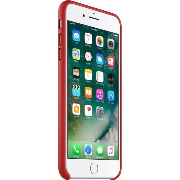 Apple Coque Leather Apple iPhone 8 Plus / 7 Plus - Rouge