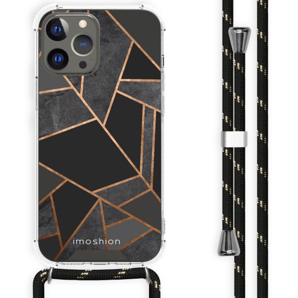 imoshion Coque Design avec cordon iPhone 13 Pro Max - Black Graphic