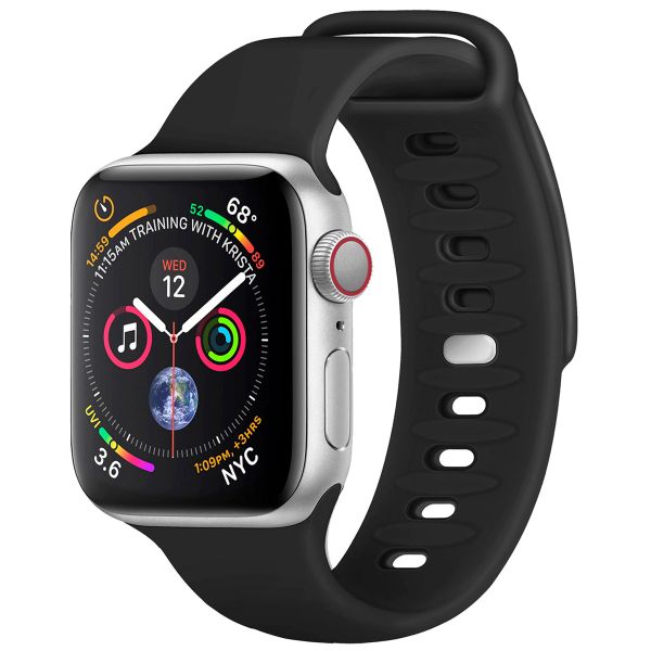 imoshion Bracelet en silicone Apple Watch Series 1-9 / SE - 38/40/41 mm / Series 10 - 42 mm - Noir