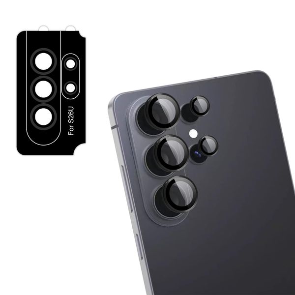 imoshion Lot de 2 protections d'objectif de caméra Samsung Galaxy S26 / S26 Plus - Noir