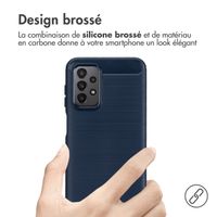 imoshion Coque Brushed Samsung Galaxy A23 (5G) - Bleu foncé