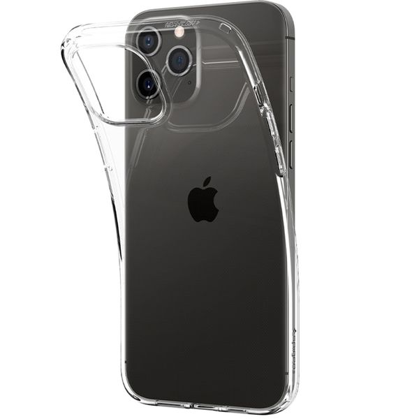 Spigen Coque Liquid Crystal Apple iPhone 12 (Pro) - Transparent