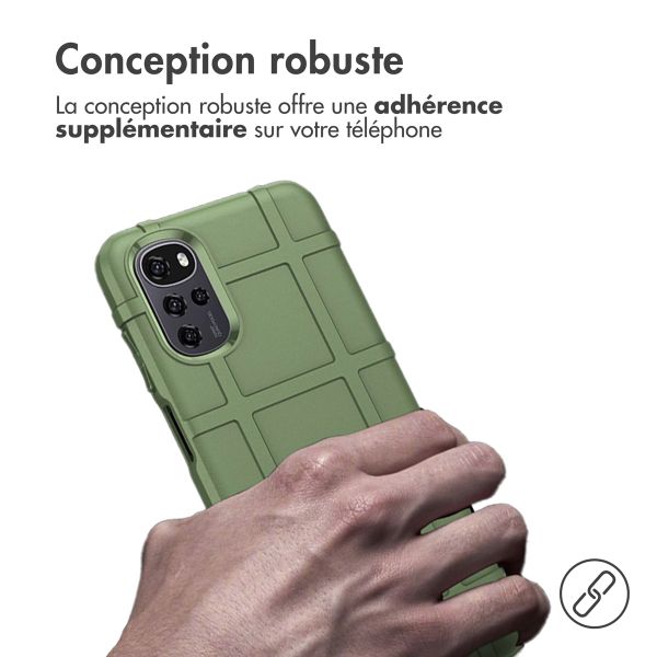 imoshion Coque Rugged Shield Motorola Moto G22 / E32 / E32s - Vert foncé