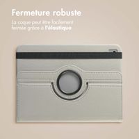 imoshion Coque tablette rotatif à 360° Apple iPad 9 (2021) 10.2 pouces / iPad 8 (2020) 10.2 pouces / iPad 7 (2019) 10.2 pouces - Gris