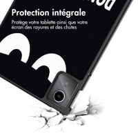 imoshion Coque tablette Design Trifold Lenovo Tab M11 - Don't touch