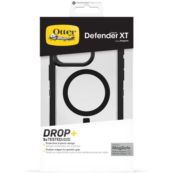 OtterBox Coque Defender Rugged avec MagSafe iPhone 15 Pro Max - Transparent / Noir