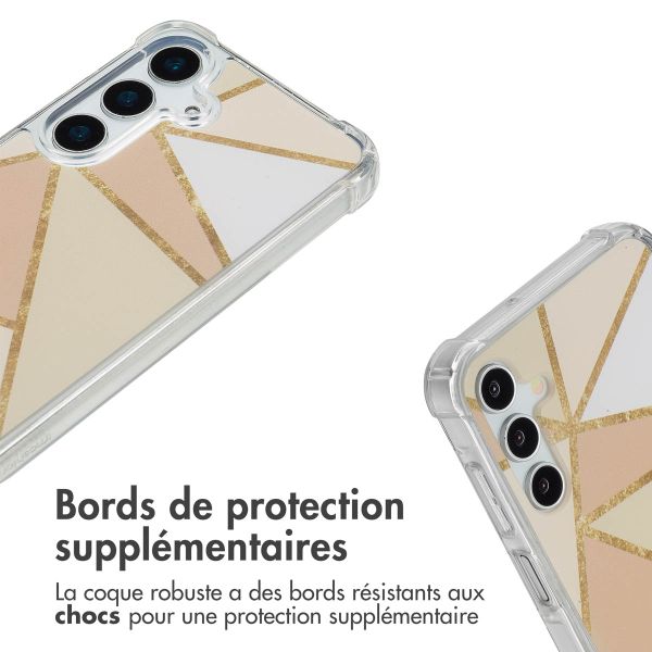 imoshion Coque Design avec cordon Samsung Galaxy A15 (5G) - Beige Graphic