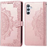 imoshion Etui de téléphone portefeuille Mandala Samsung Galaxy A36 - Rose Dorée