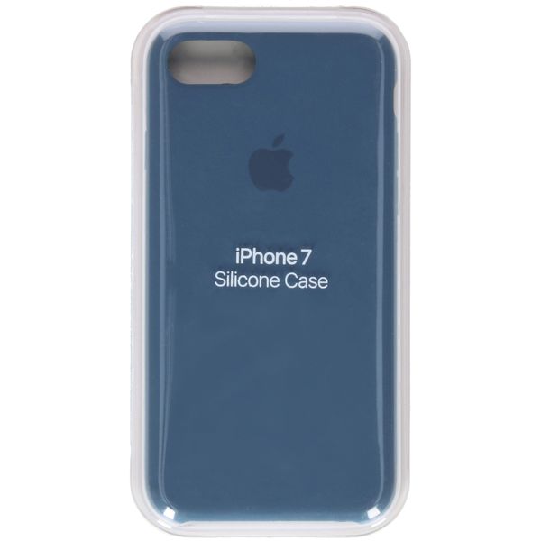 Apple Coque en silicone iPhone SE (2022 / 2020) / 8 / 7 - Ocean Blue